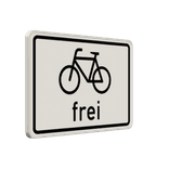Verkehrszusatzeichen 1022-10 - Radverkehr frei