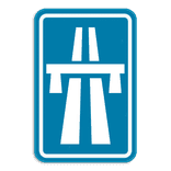 Verkeersbord SB250 F5 - Autosnelweg