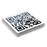 Dalle de signalisation 300 x 300 mm – QR code personnalisé