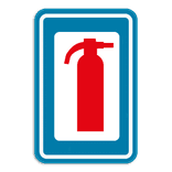 Verkeersbord SB250 F56 - Brandblusapparaat