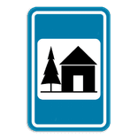 Verkeersbord SB250 F75 - Jeugdherberg