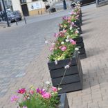 Jardinière rectangulaire Agora – Plastique 100% recyclé