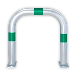 Arceau de protection en acier 500x500xØ60mm réfléchissant