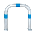 Arceau de protection en acier 500x500xØ60mm réfléchissant