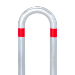 Barre de protection en acier 360x800xØ60mm réfléchissant