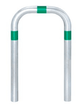 Rammschutzbügel 500 × 800 mm aus Stahl zum Einbetonieren