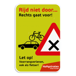 Informatiebord 2:3 reflecterend met je eigen opdruk