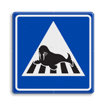 Voetgangers oversteekplaats - Walrus