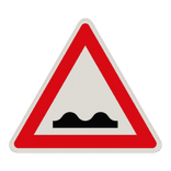 Verkehrszeichen 112 - Unebene Fahrbahn
