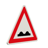 Verkehrszeichen 112 - Unebene Fahrbahn