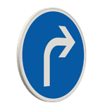 Vorschriftszeichen 209-20 - Vorgeschriebene Fahrtrichtung – rechts