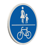 Vorschriftszeichen 240 - Gemeinsamer Geh- und Radweg