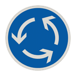 Verkehrszeichen 215 - Kreisverkehr