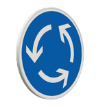 Vorschriftszeichen 215 - Kreisverkehr
