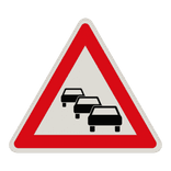 Gefahrzeichen 124 - Stau