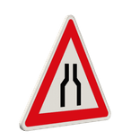 Gefahrzeichen 120 - Verengte Fahrbahn