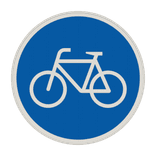 Verkehrszeichen 237 - Radweg