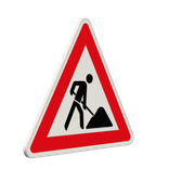 Gefahrzeichen 123 - Arbeitsstelle / Gefahrenzeichen