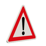 Verkehrszeichen 101 - Gefahrstelle