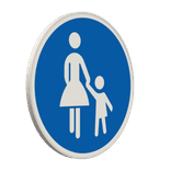 Vorschriftszeichen 239 - Gehweg
