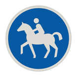 Vorschriftszeichen 238 - Reitweg