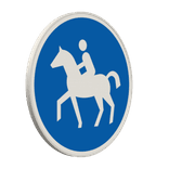 Verkehrszeichen 238 - Reitweg