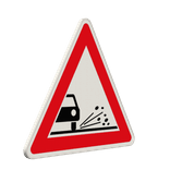 Verkehrszeichen 101-52 - Splitt, Schotter