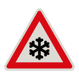 Gefahrzeichen 101-51 - Schnee- oder Eisglätte