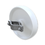 Roue Ø200mm pour clôture de chantier – Transformation en portail