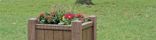 Jardinière carrée Palma – Plastique 100% recyclé