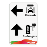 Informatiebord 2:3 reflecterend met je eigen opdruk