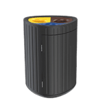 Buiten afvalbak met afvalscheiding 3x60 liter - Type Roma 180