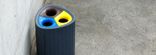 Buiten afvalbak met afvalscheiding 3x60 liter - Type Roma 180