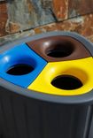 Buiten afvalbak met afvalscheiding 3x60 liter - Type Roma 180