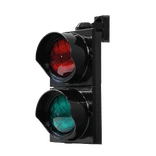 Verkeerslicht rood groen LED 2xØ100mm polycarbonaat