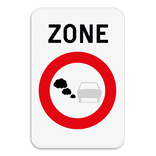 Verkeersbord SB250 F117 - Begin van lage emissiezone