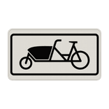 Verkehrszusatzeichen 1010-69 - Fahrrad zum Transport von Gütern oder Personen – Lastenfahrrad