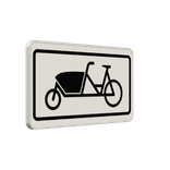 Verkehrszusatzeichen 1010-69 - Fahrrad zum Transport von Gütern oder Personen – Lastenfahrrad