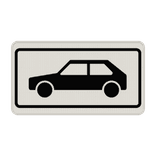 Verkehrszusatzeichen 1010-58 - Personenkraftwagen