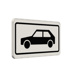 Verkehrszusatzeichen 1010-58 - Personenkraftwagen