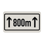 Verkehrszusatzeichen 1001-30 - Auf ... m (meter)