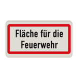 Feuerwehrschilder - Fläche für die Feuerwehr