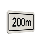 Verkehrszusatzeichen 1004-32 - Nach ... m (meter)