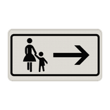 Verkehrszeichen 1000-22 - Fußgänger Gehweg gegenüber benutzen