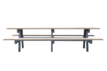 Grote picknicktafel 3 meter XL - type Oslo - Bicolor