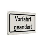 Verkehrszusatzeichen 1008-30 - Vorfahrt geändert