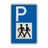 Richtzeichen 317 - Wandererparkplatz