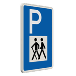 Verkehrszeichen 317 – Wandererparkplatz aus Dibond®traffic