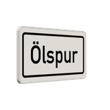 Verkehrszusatzeichen 1007-30 - Ölspur
