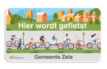 Informatiebord 4:2 reflecterend met je eigen opdruk